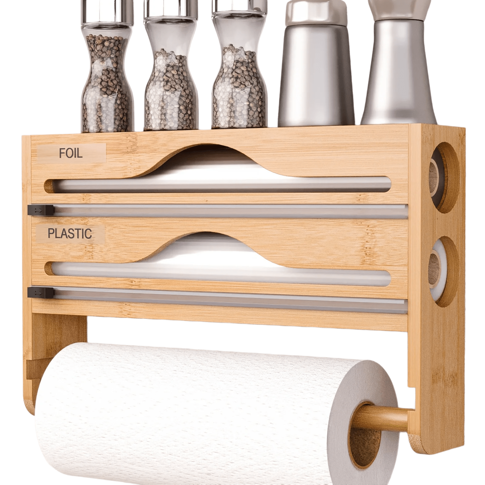 2 - in - 1 Paper Towel Holder - OakoryOakory