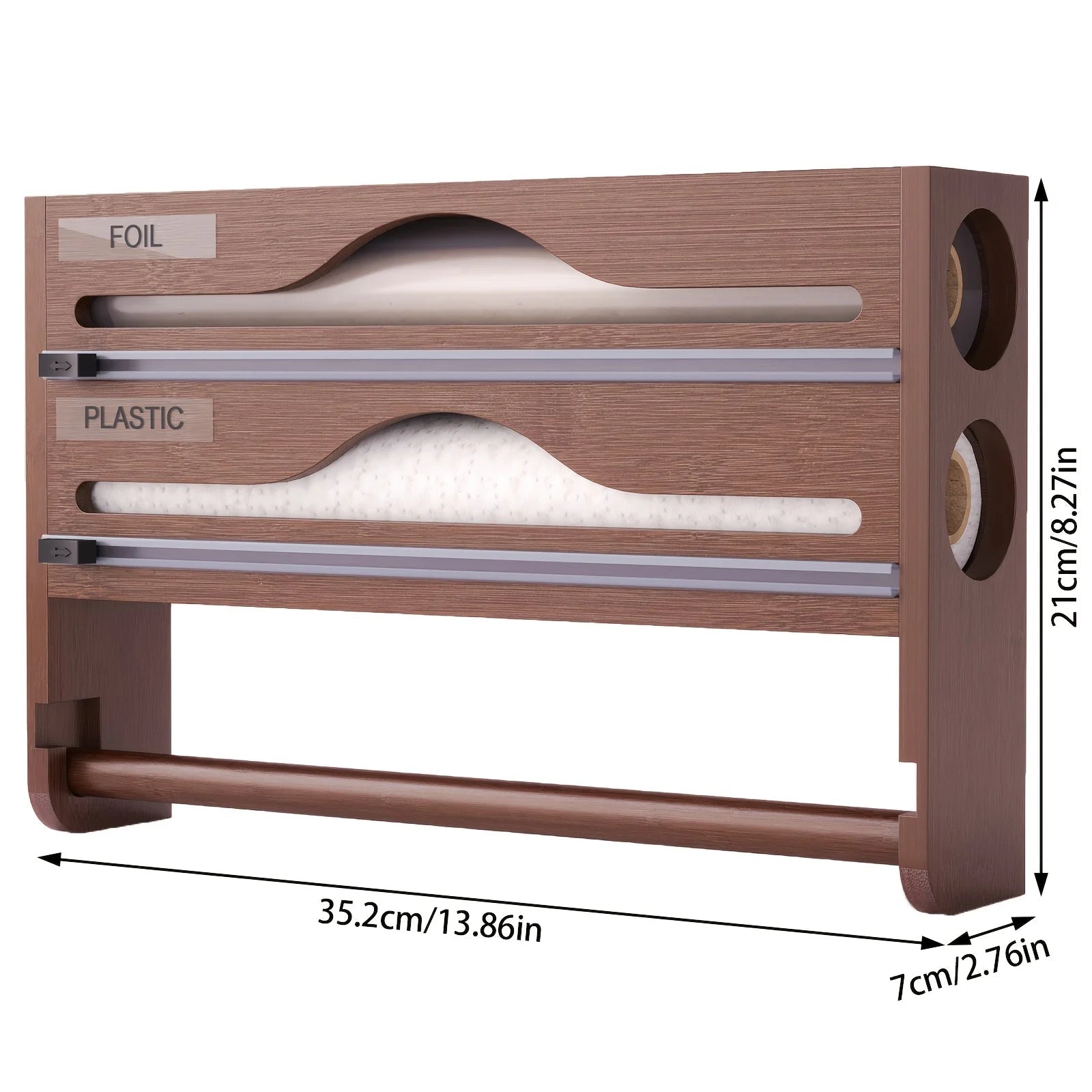 2 - in - 1 Paper Towel Holder - OakoryOakory