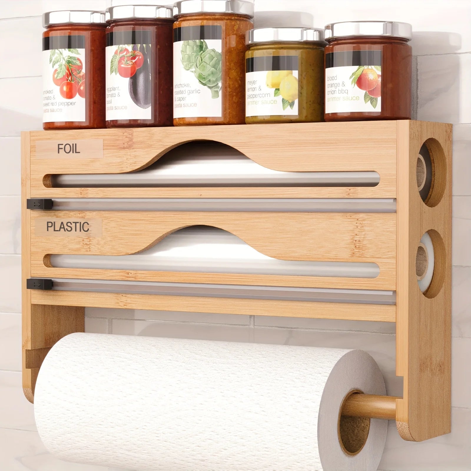 2 - in - 1 Paper Towel Holder - OakoryOakory