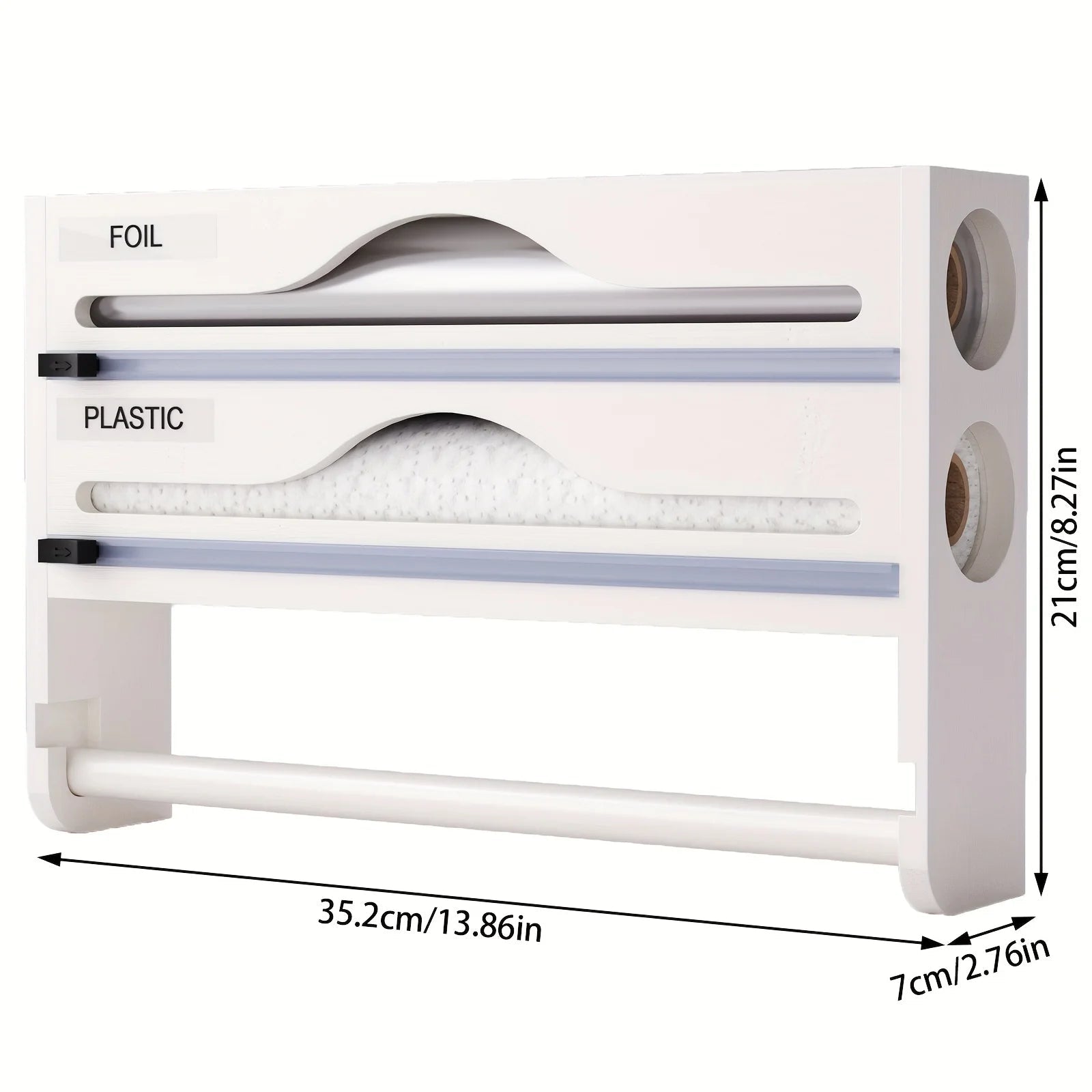 2 - in - 1 Paper Towel Holder - OakoryOakory