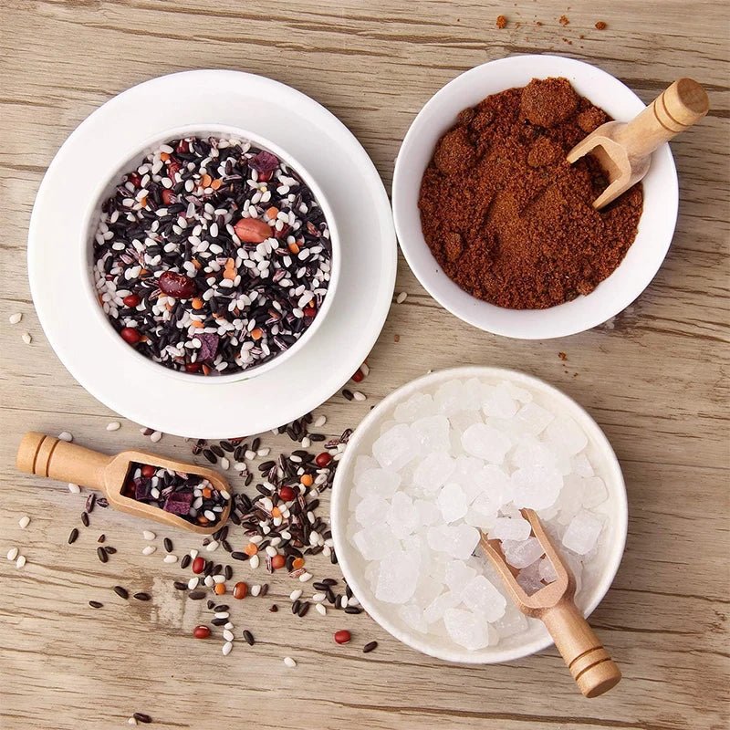 2Pcs Mini Beech Wood Spoons for Salt & Spices - OakoryOakory