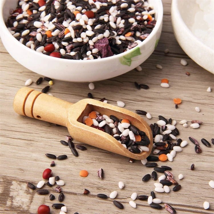 2Pcs Mini Beech Wood Spoons for Salt & Spices - OakoryOakory