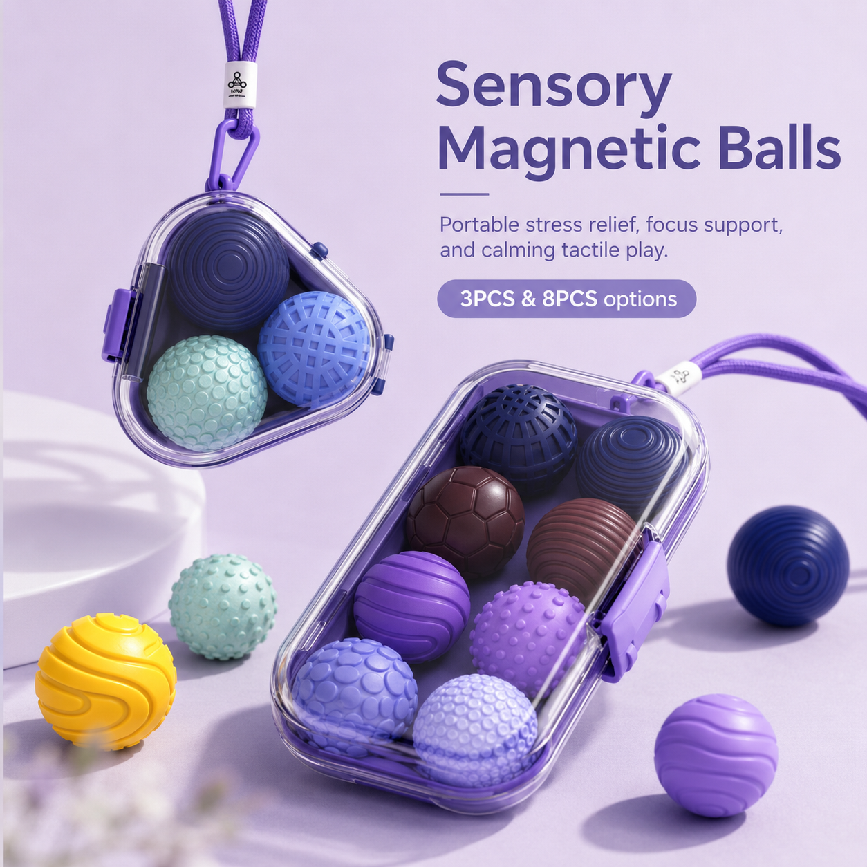 Silicone Magnetic Fidget Balls