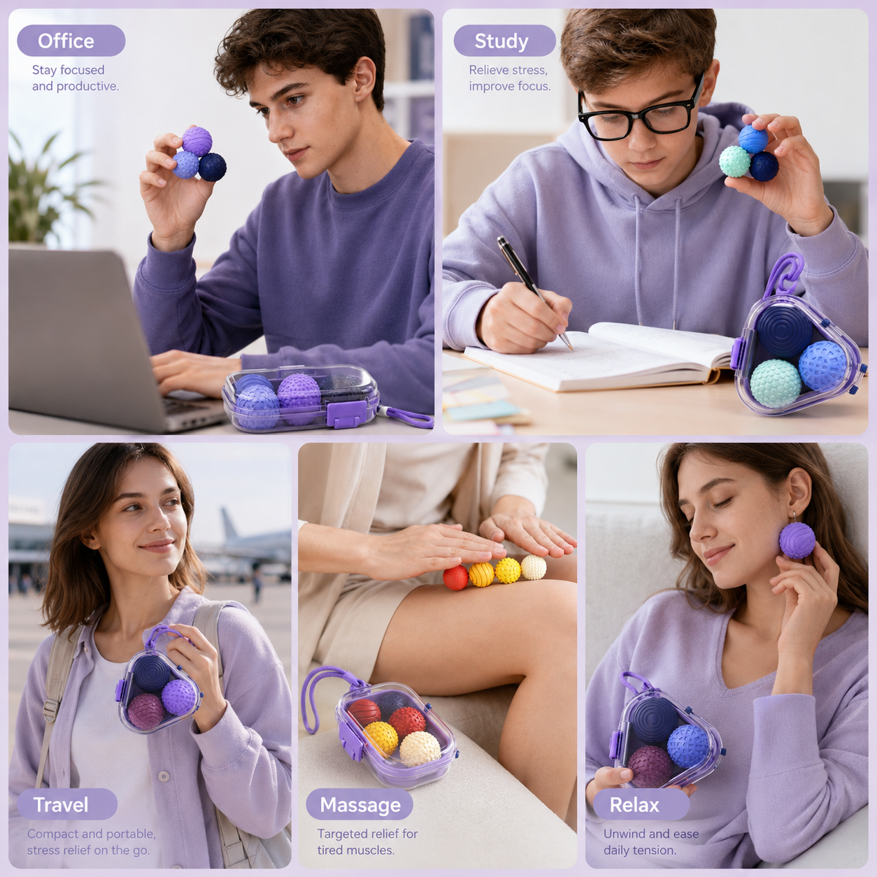 Silicone Magnetic Fidget Balls