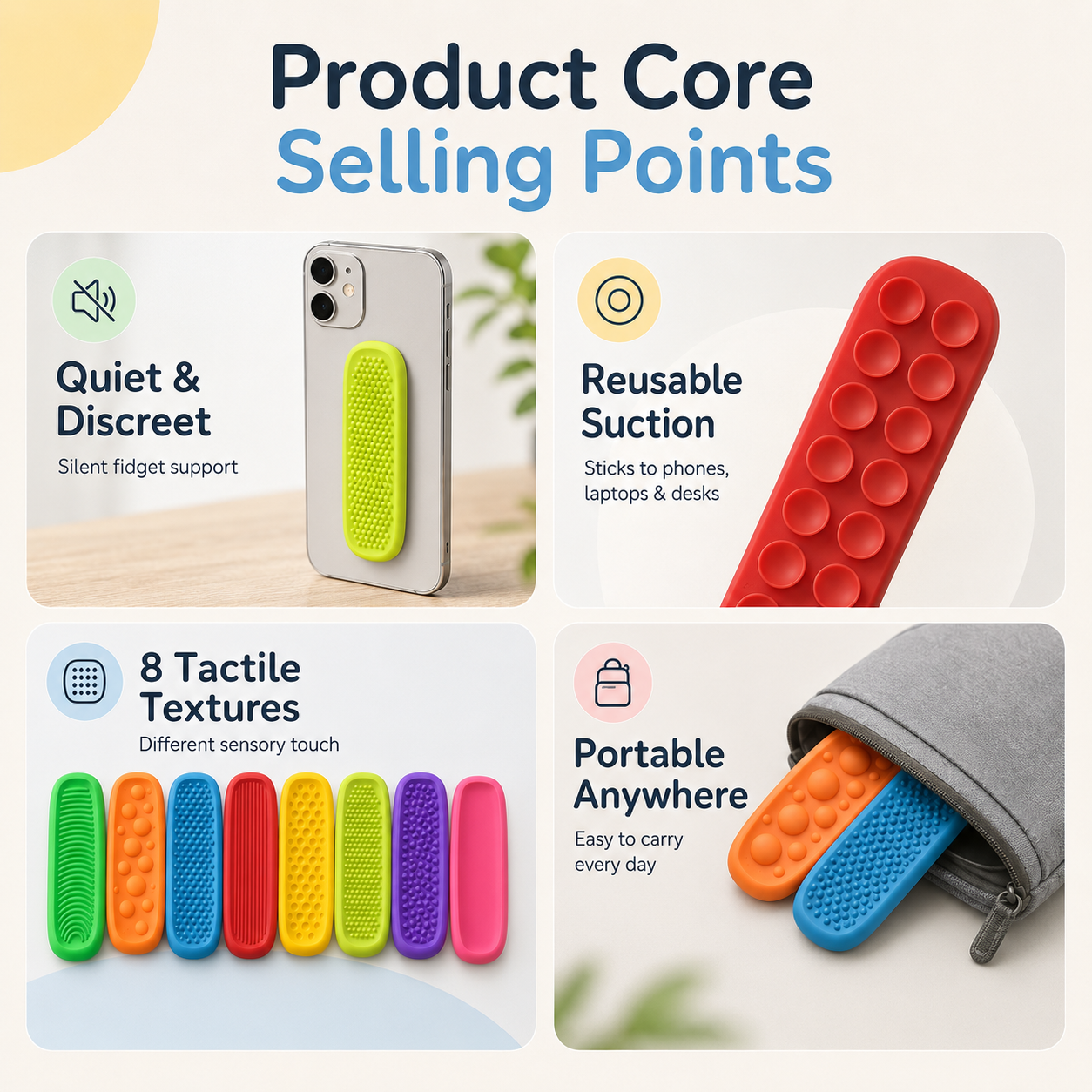 Sensory Fidget Stick 8 pcs