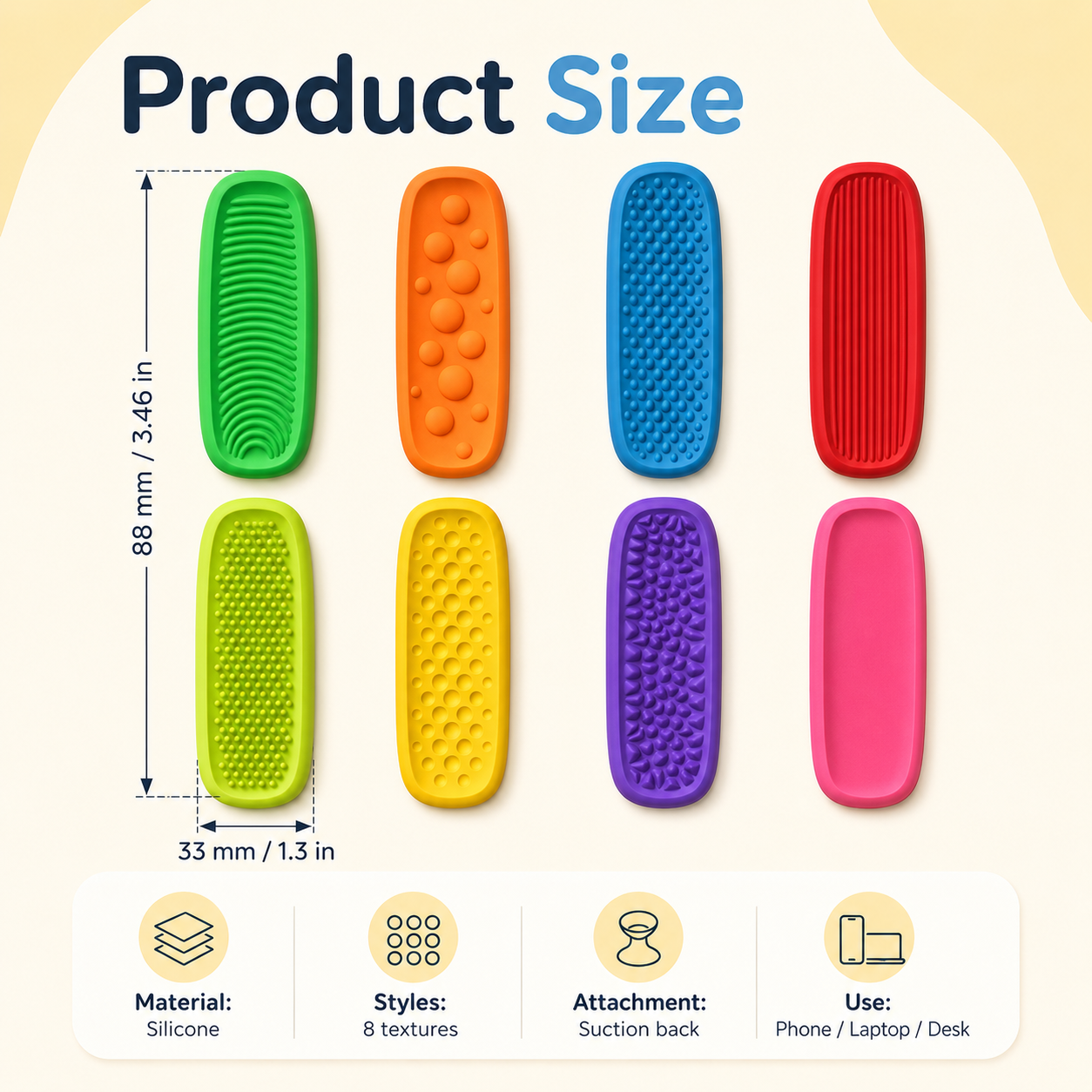 Sensory Fidget Stick 8 pcs