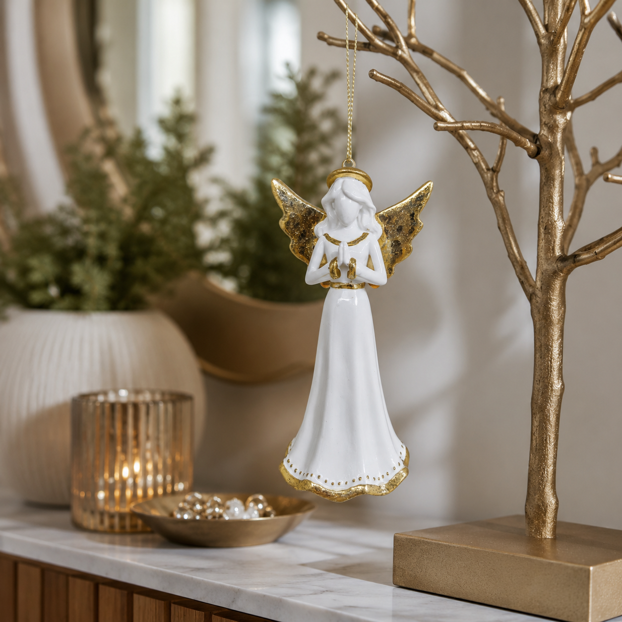 Golden Angel Ornament