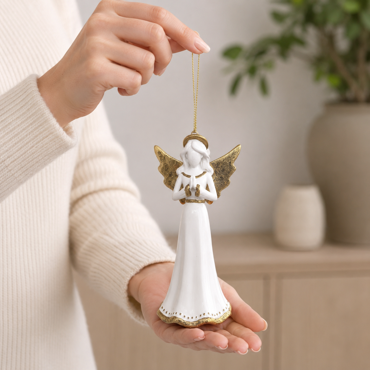 Golden Angel Ornament