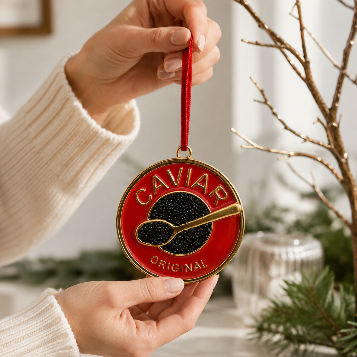 Caviar Spoon Ornament