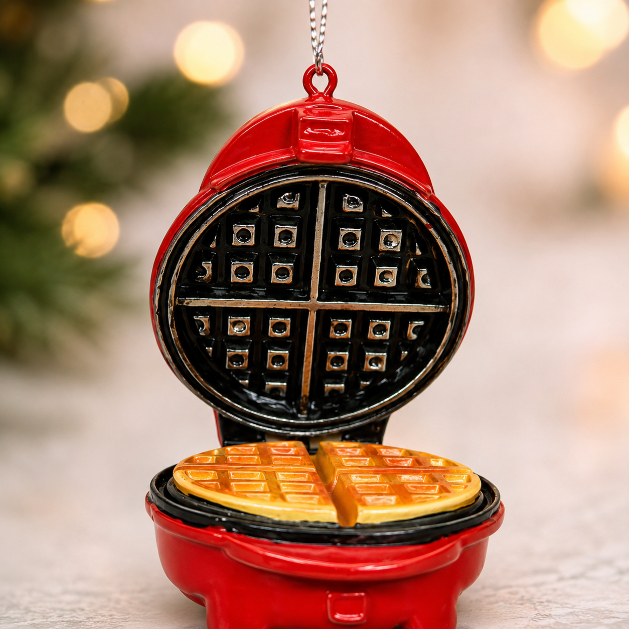 Mini Waffle Maker Ornament