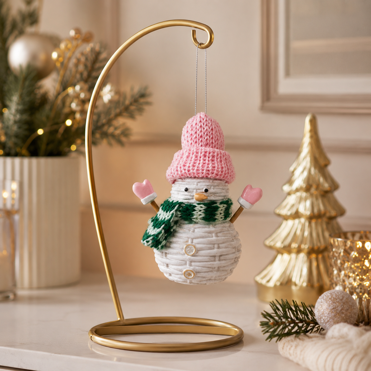 Snowman Winter Ornament
