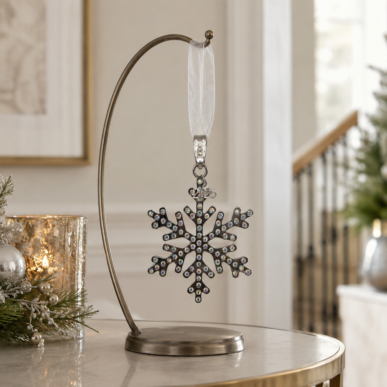 Crystal Snowflake Ornament
