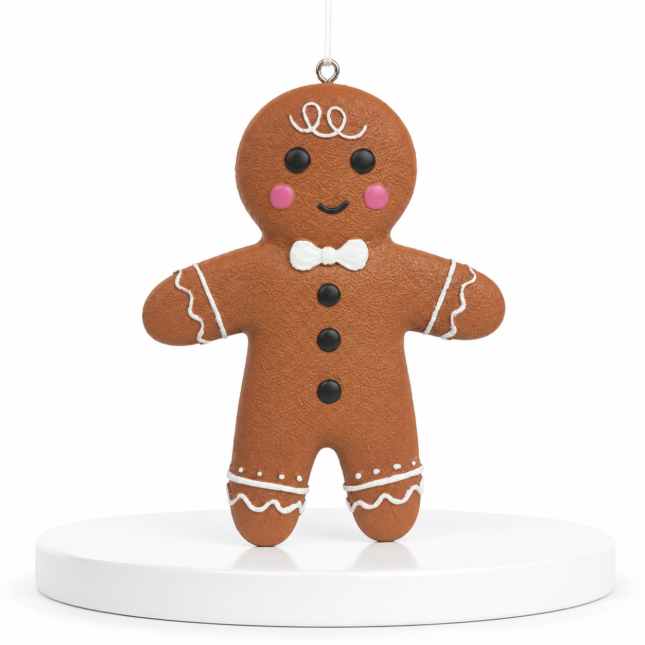 Gingerbread Man Christmas Ornament