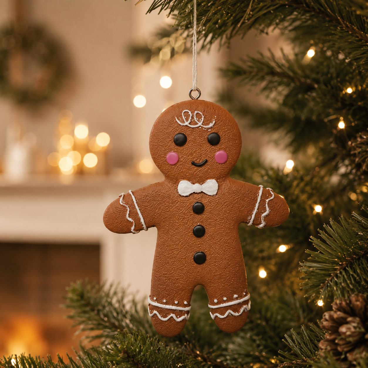 Gingerbread Man Christmas Ornament
