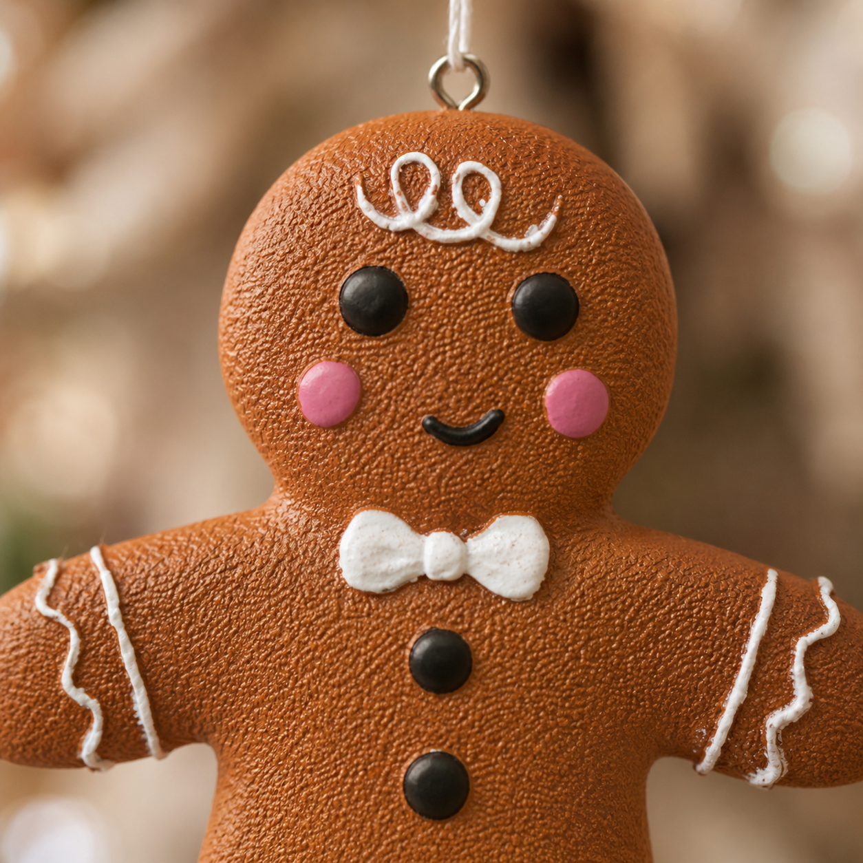 Gingerbread Man Christmas Ornament