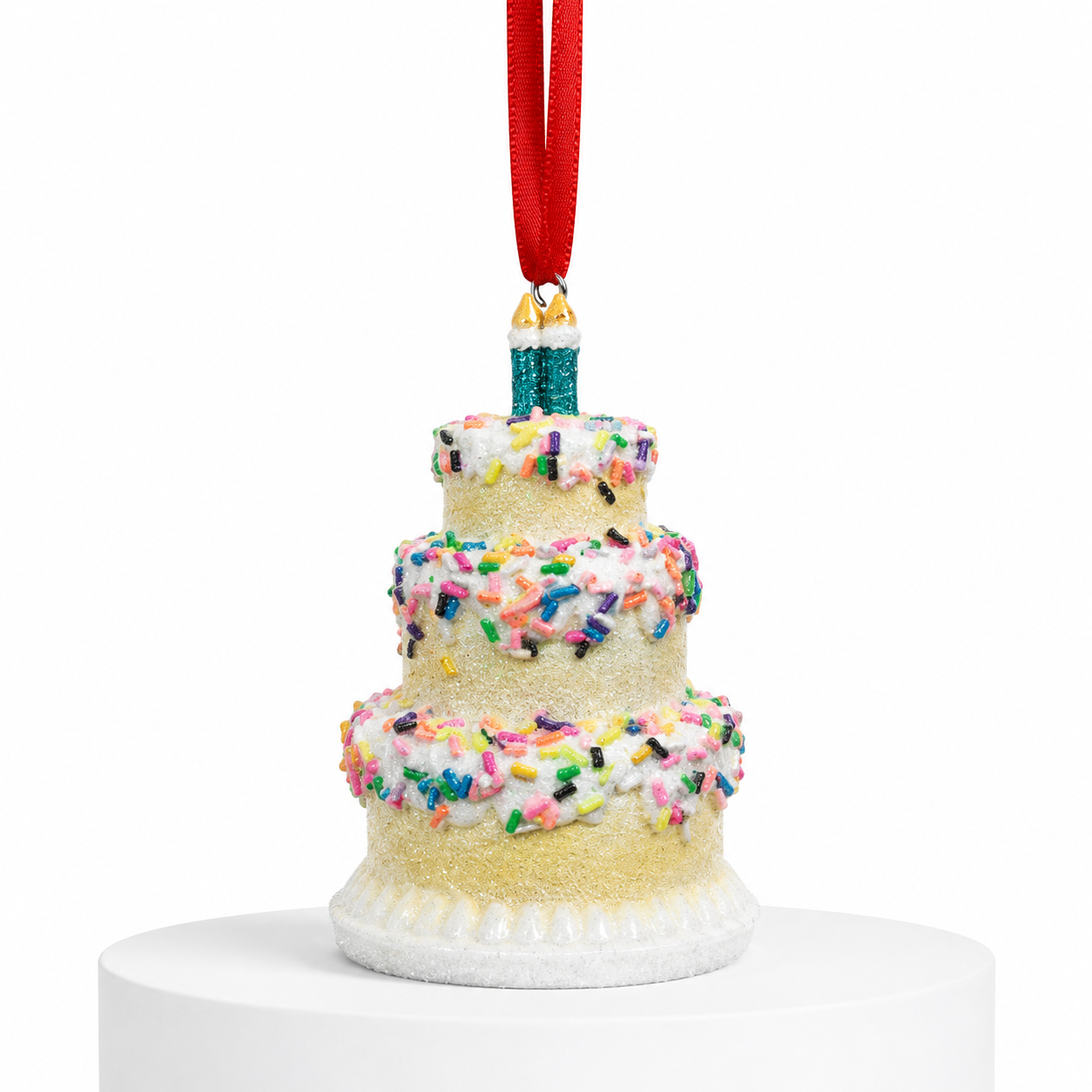 Colorful Birthday Cake Ornament