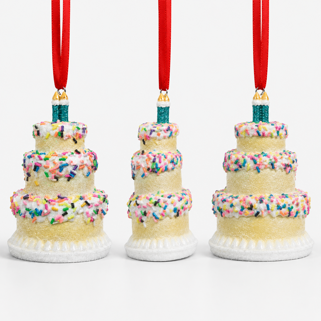 Colorful Birthday Cake Ornament