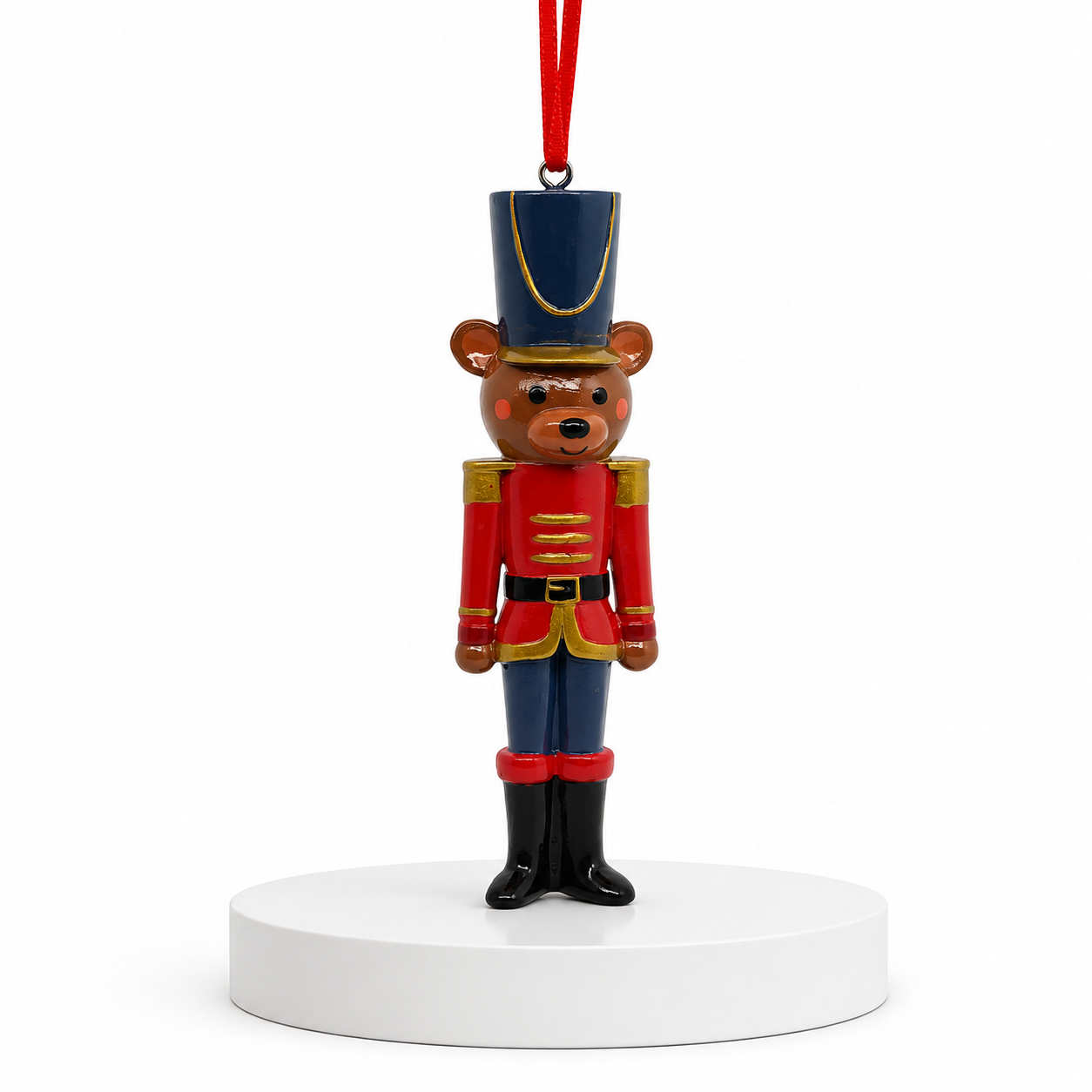 Nutcracker Bear Christmas Ornament