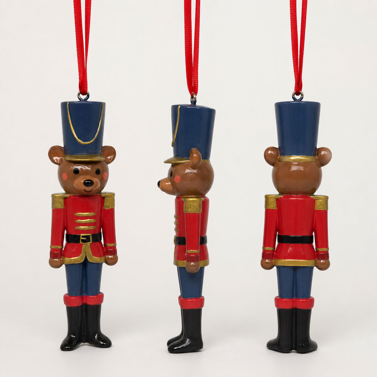 Nutcracker Bear Christmas Ornament