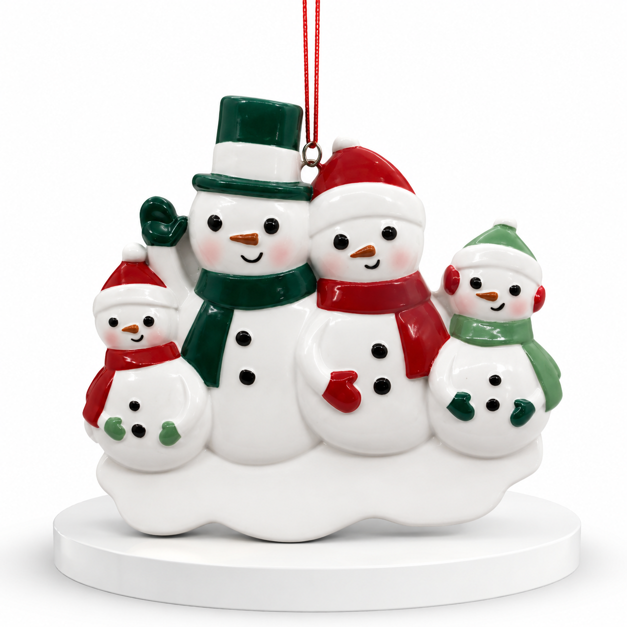 Snowman Family Ornament