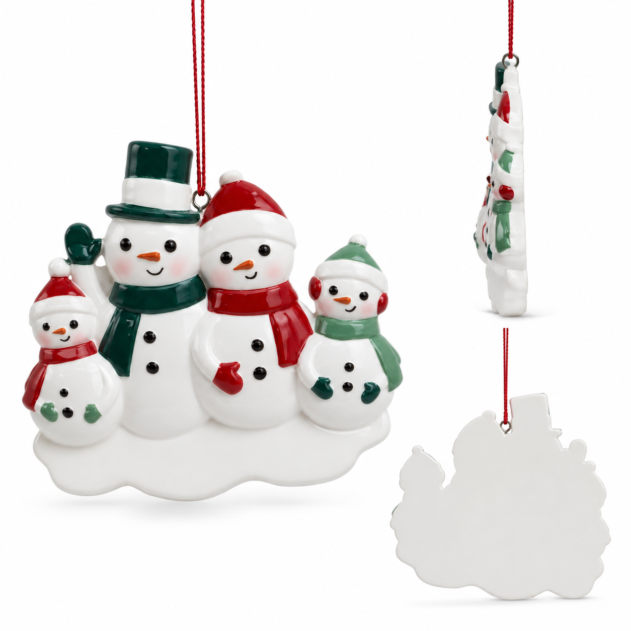 Snowman Family Ornament