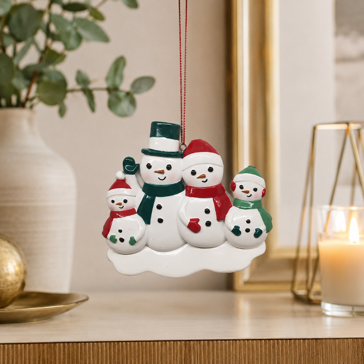 Snowman Family Ornament