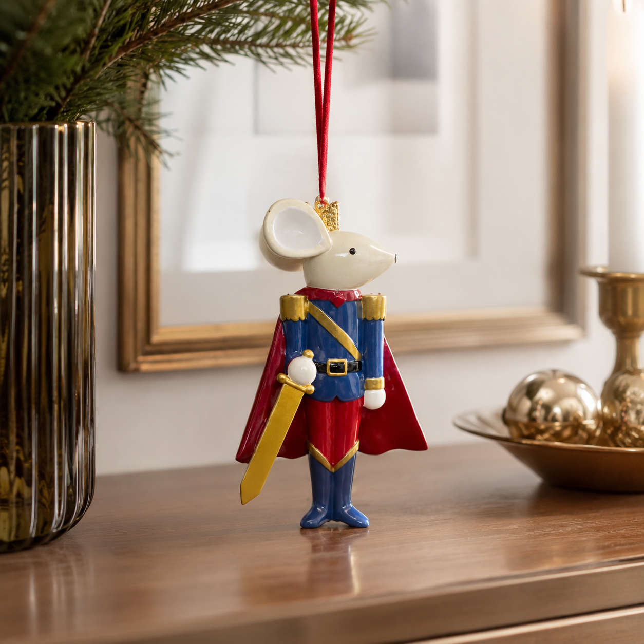 Royal Mouse Soldier Ornament