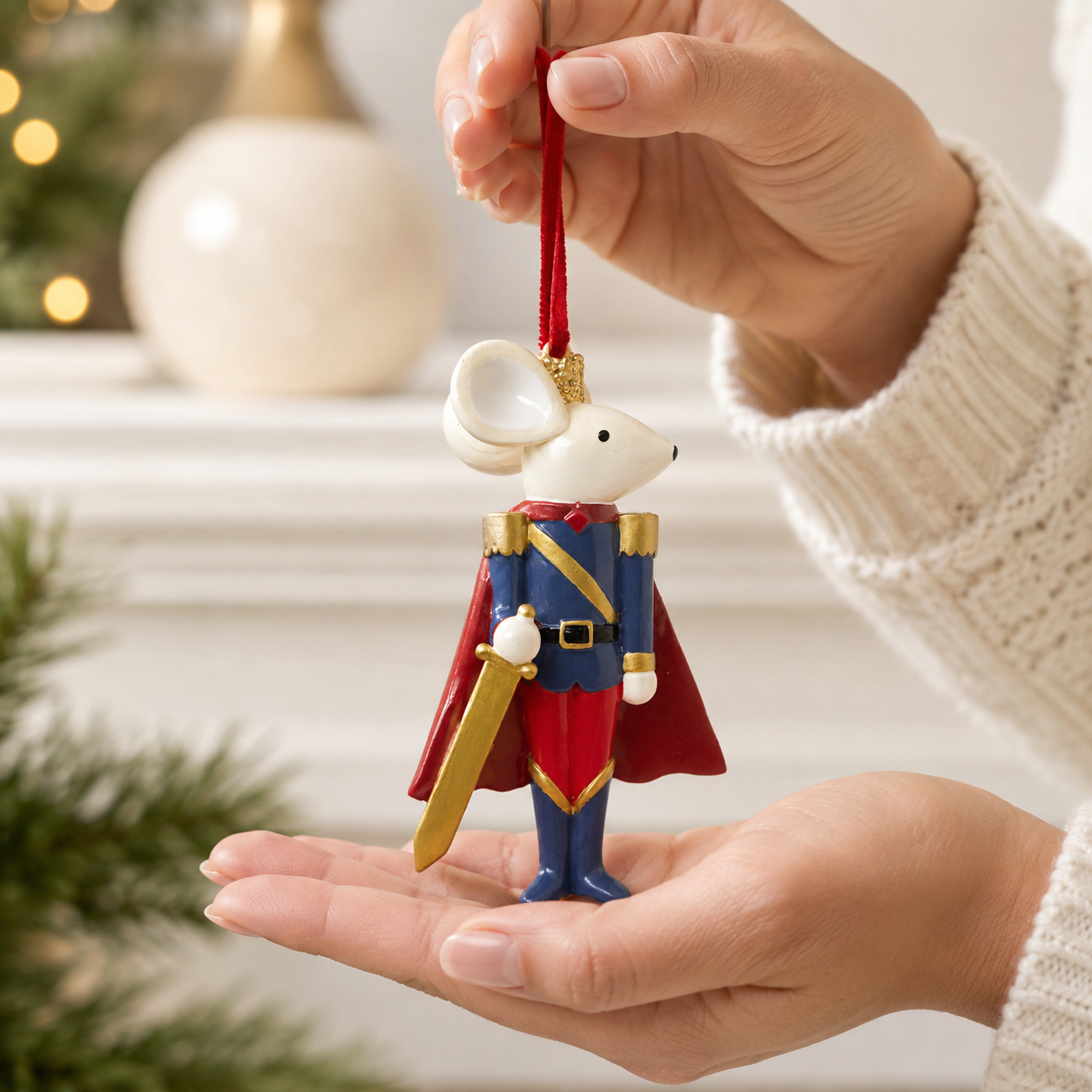 Royal Mouse Soldier Ornament