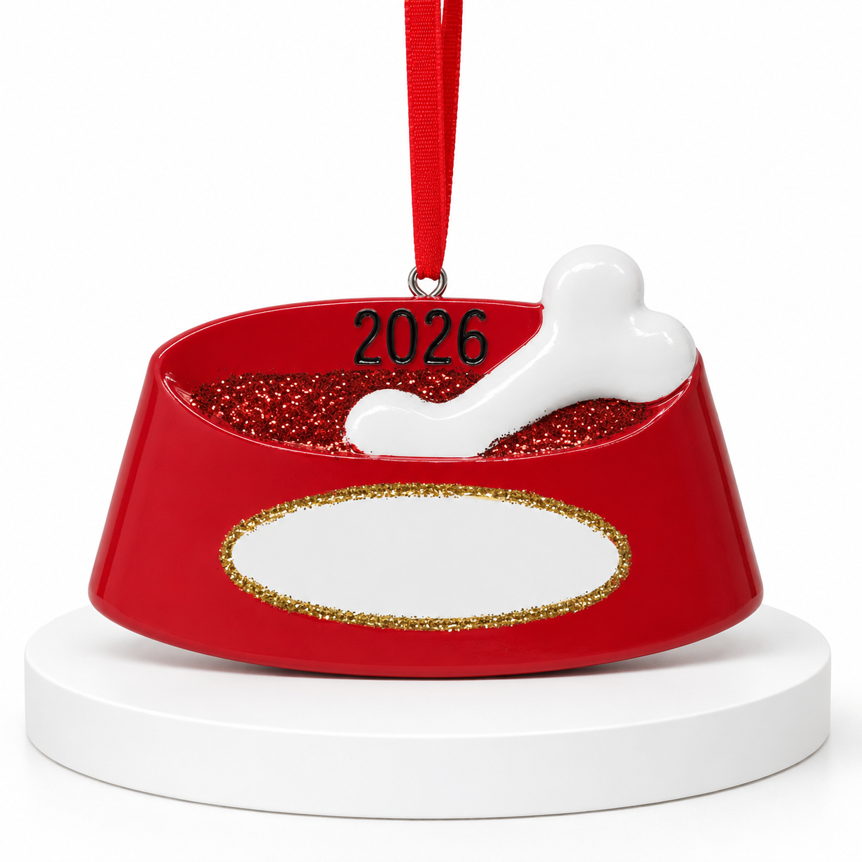2026 Christmas Dog Bowl Ornament