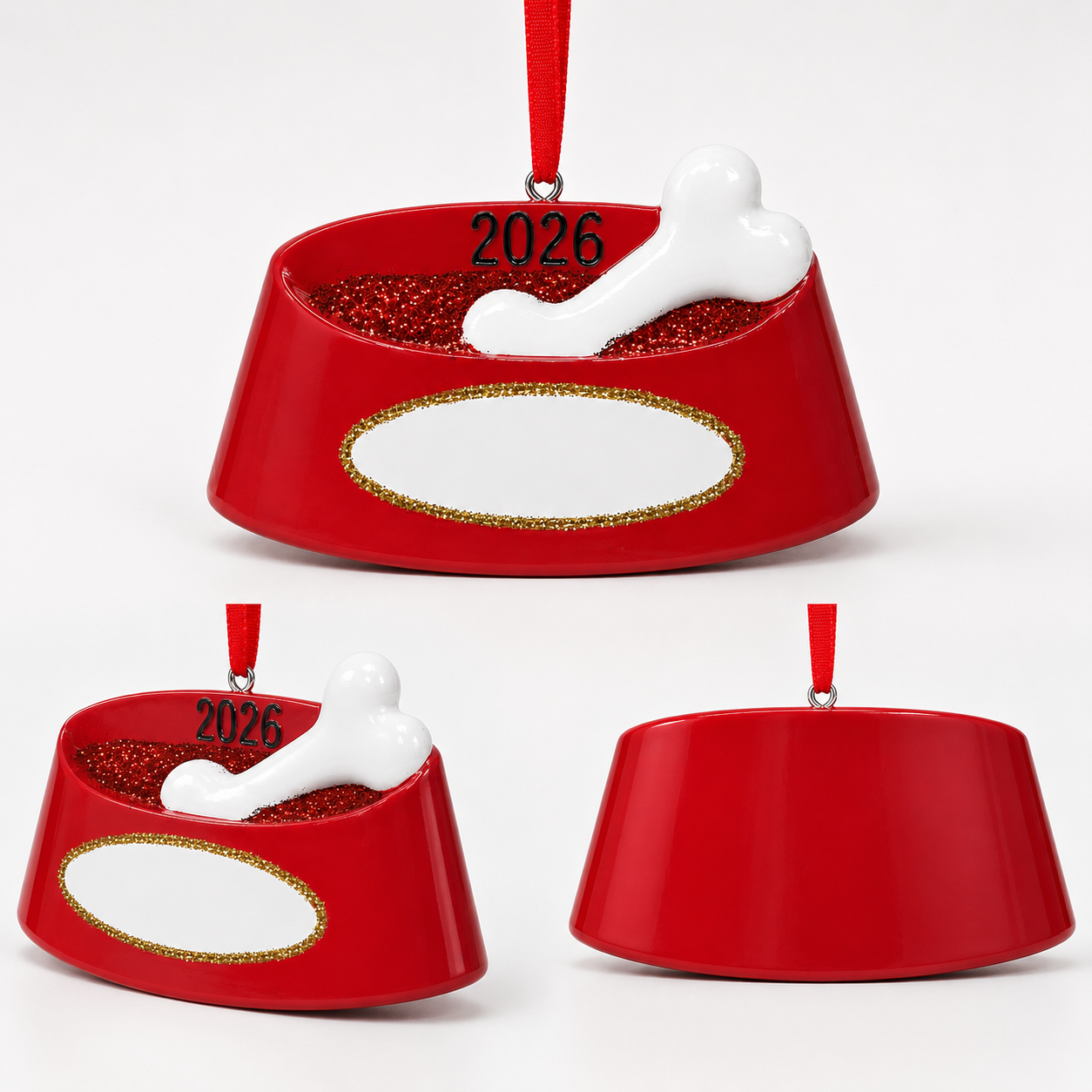 2026 Christmas Dog Bowl Ornament