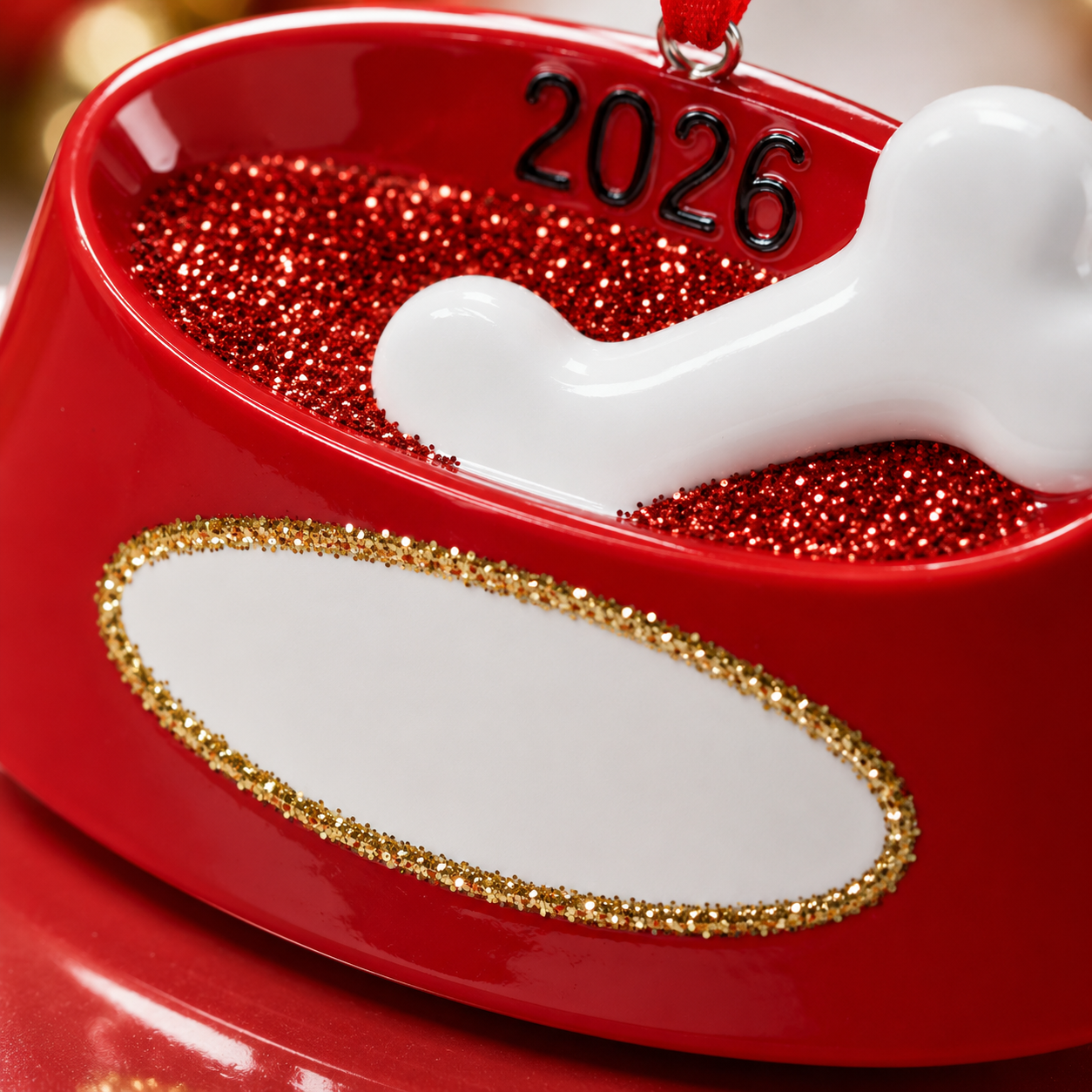 2026 Christmas Dog Bowl Ornament