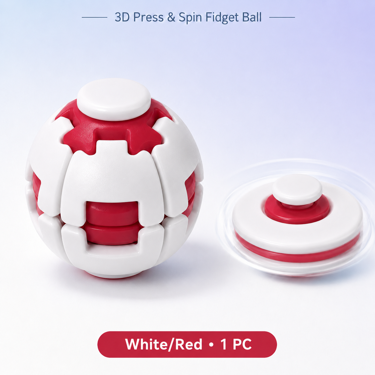 Transforming Press & Spin Fidget Ball