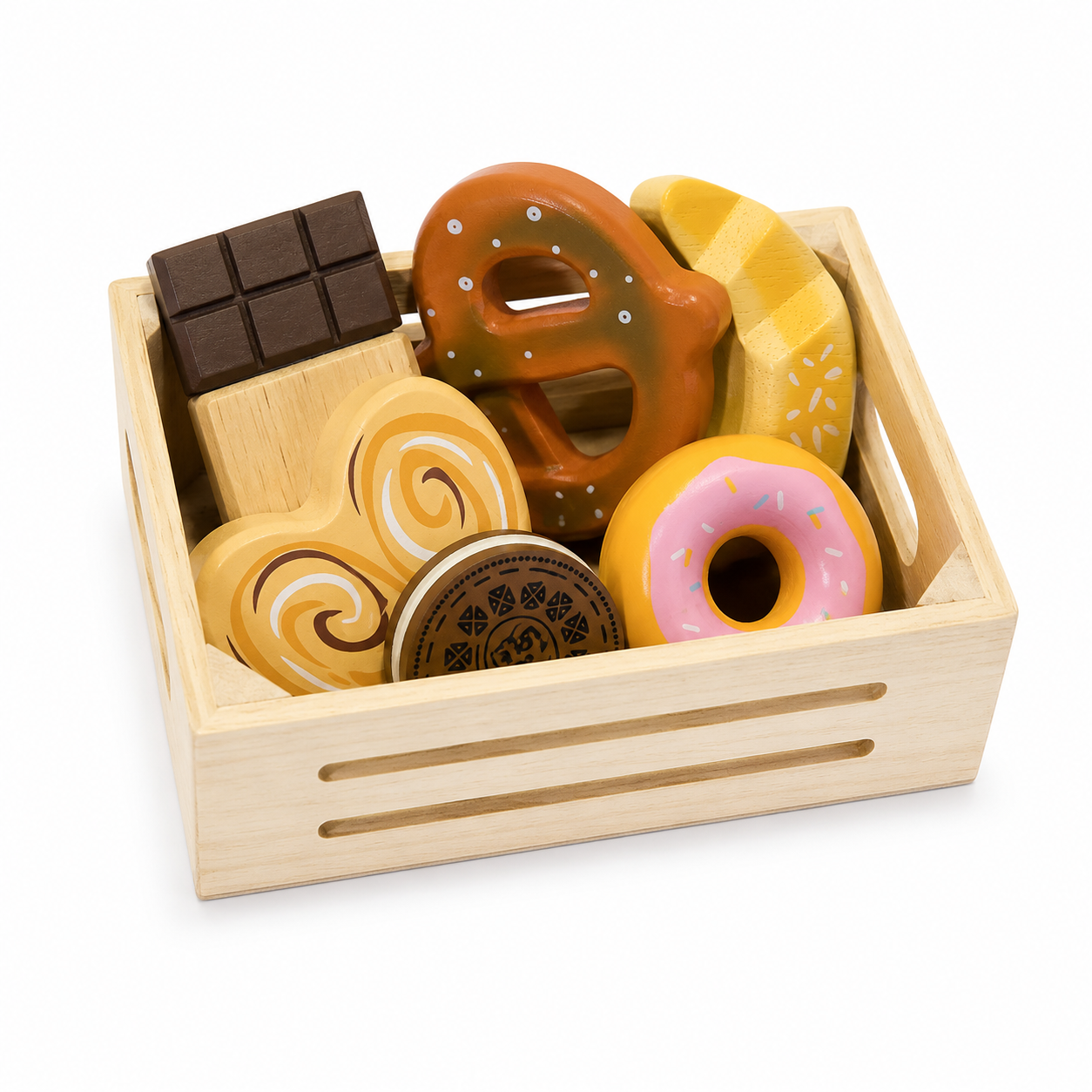 Montessori Wooden Play Food Set - Pretend Kitchen Toys | oakory
