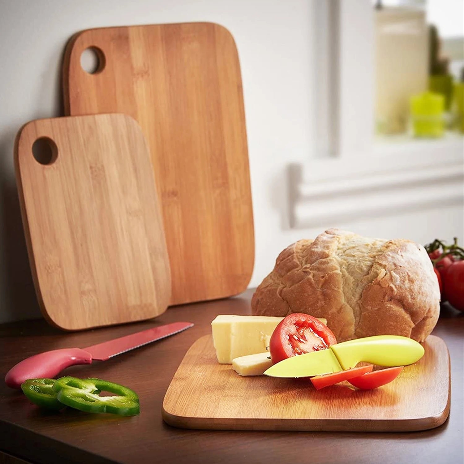 Acacia Wood Cutting Board Set - OakoryOakory