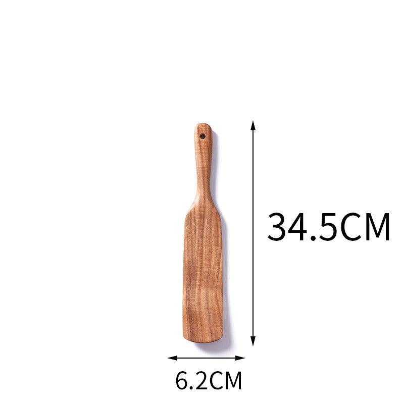 Acacia Wood Spatula Set – Nonstick Kitchen Utensils - OakoryOakory