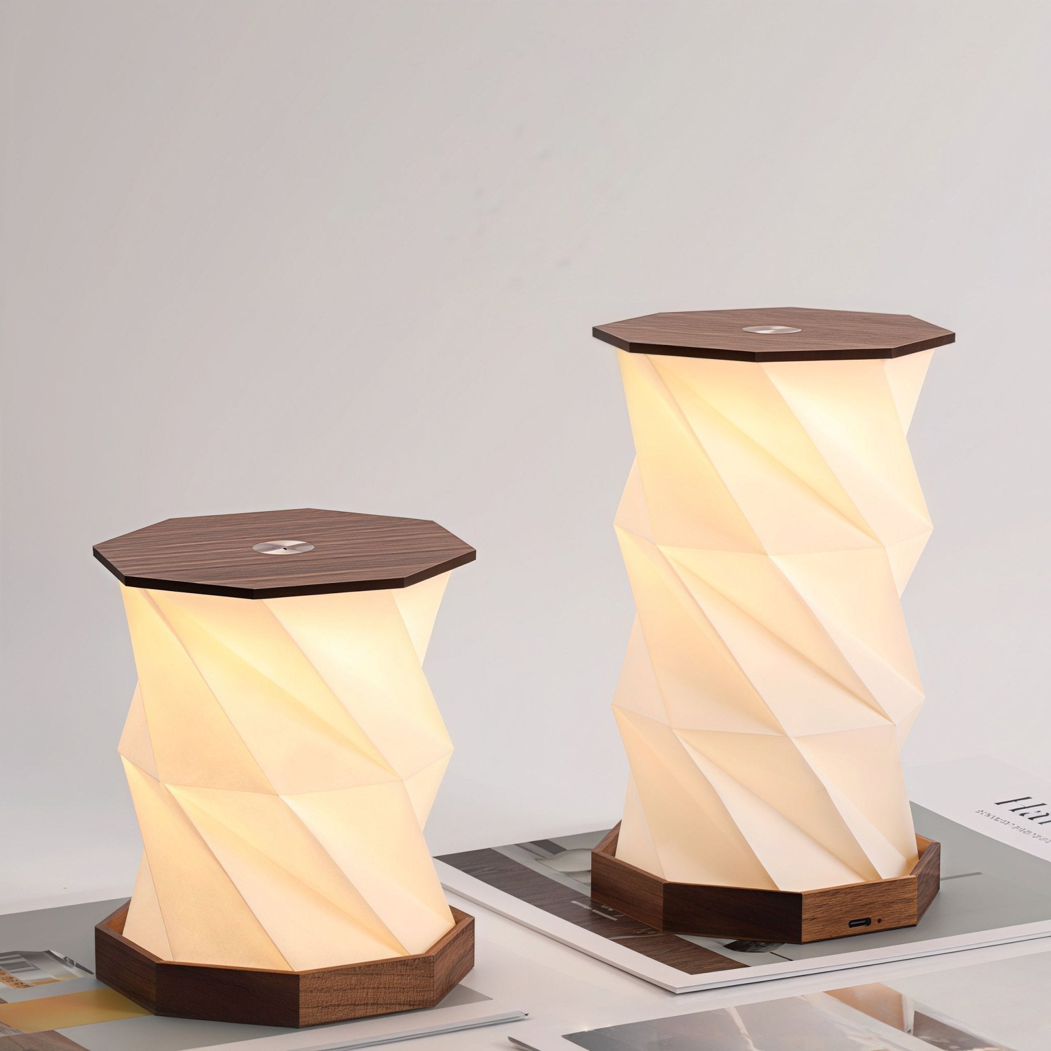 Foldable Rechargeable Paper Table Lamp - OakoryOakory