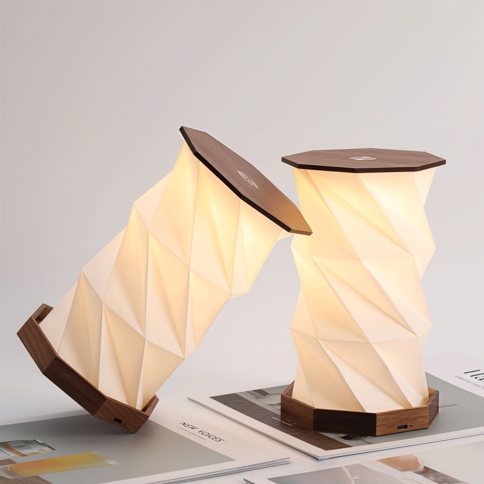 Foldable Rechargeable Paper Table Lamp - OakoryOakory