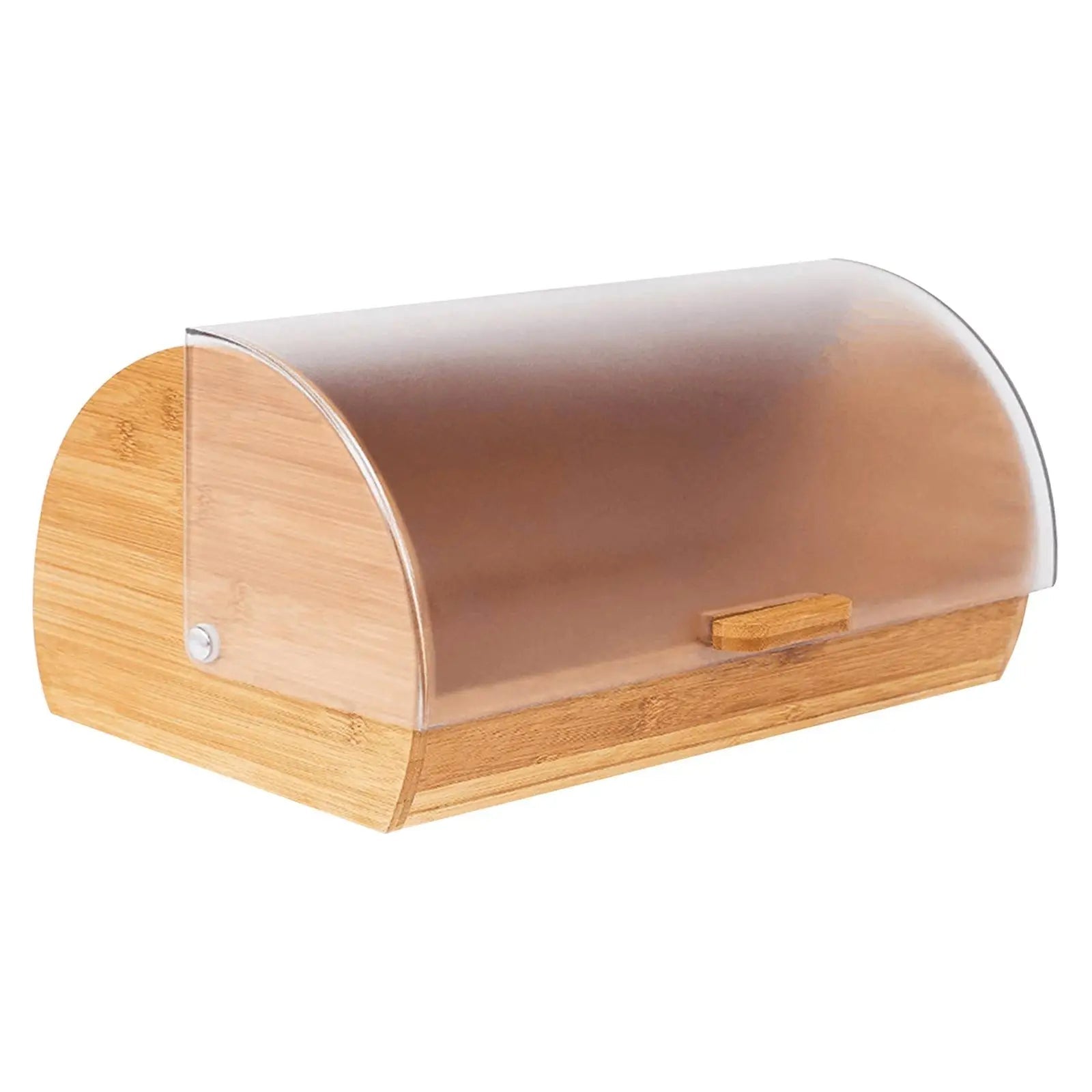 Large Bamboo Bread Box & Countertop Food Storage Bin