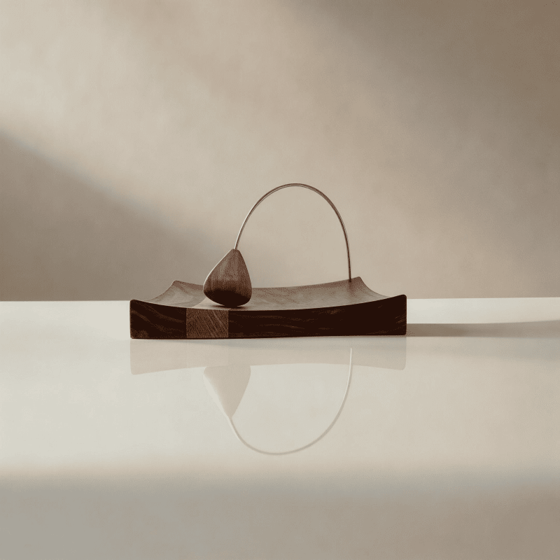 Napkin Holder with Weighted Arm