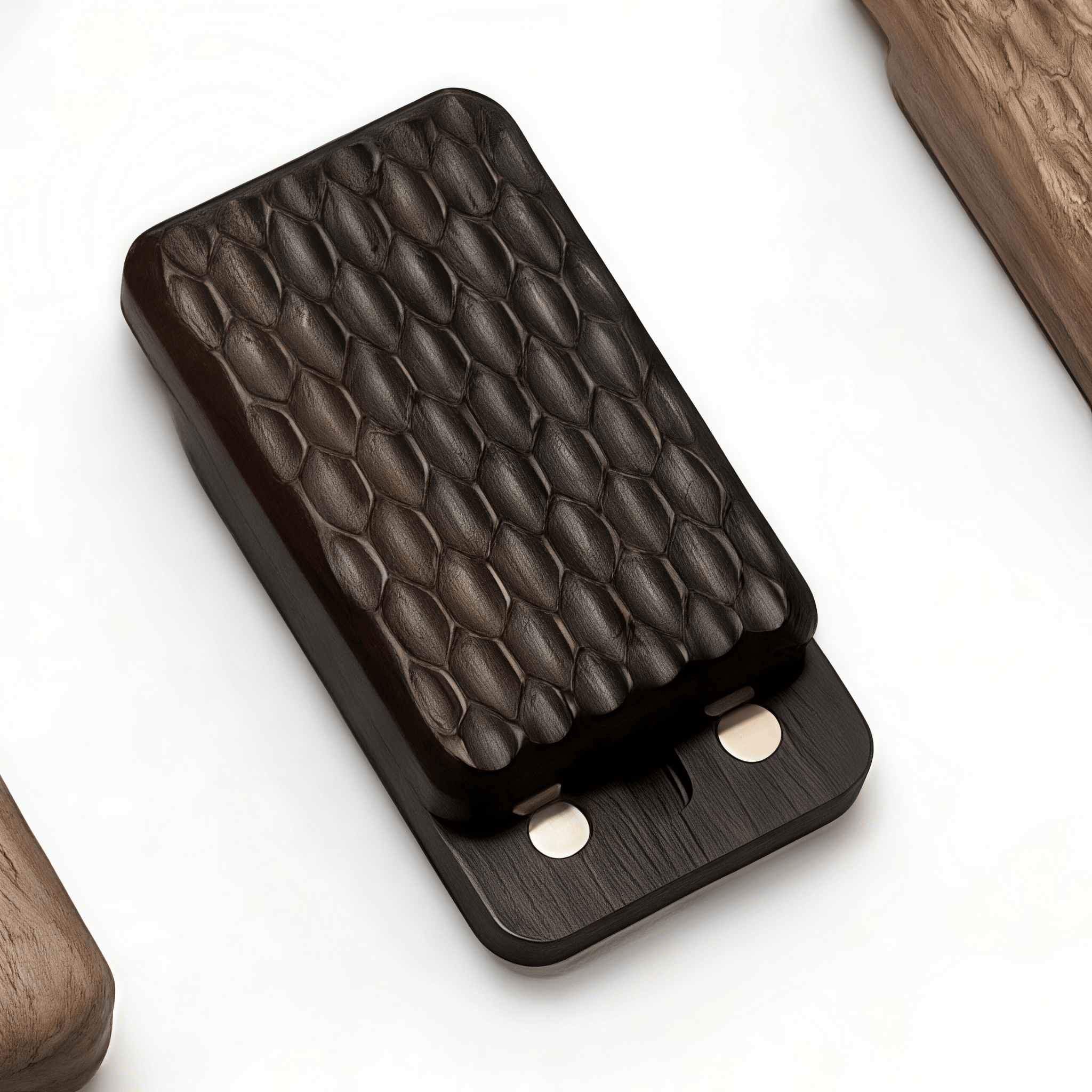 Natural Wood Magnetic Slider | EDC Stress Relief