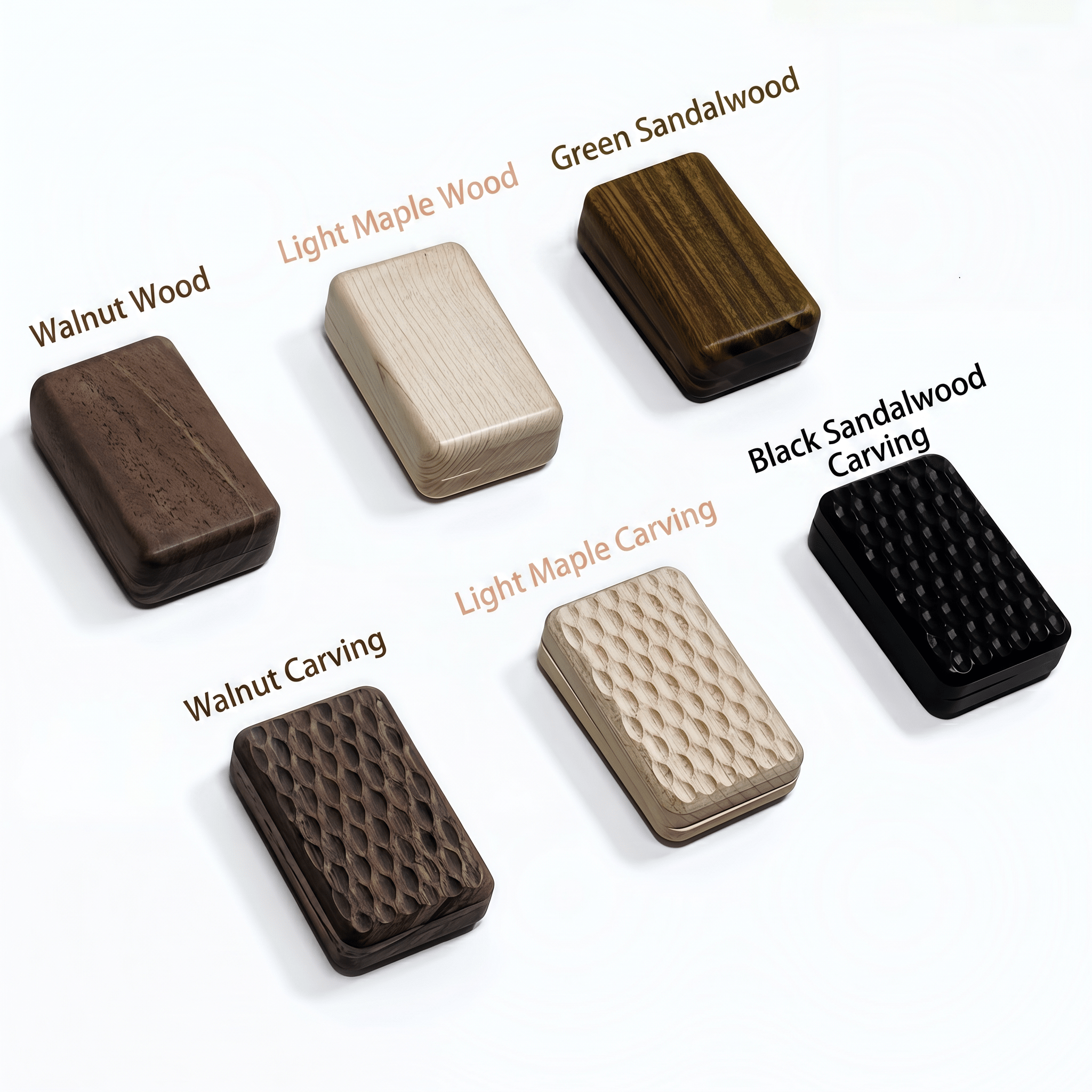 Natural Wood Magnetic Slider | EDC Stress Relief