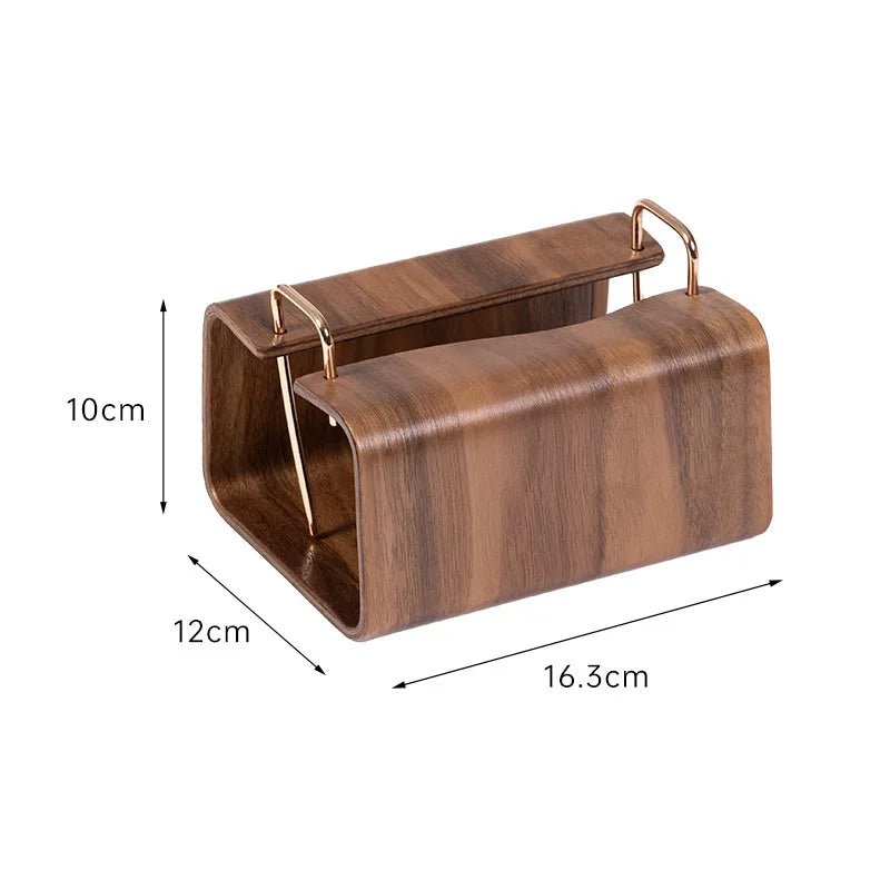 Retro Wooden Tissue Box Cover & Nordic Napkin Holder