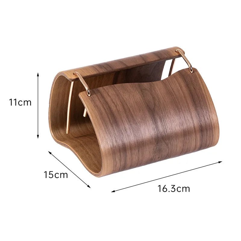Retro Wooden Tissue Box Cover & Nordic Napkin Holder