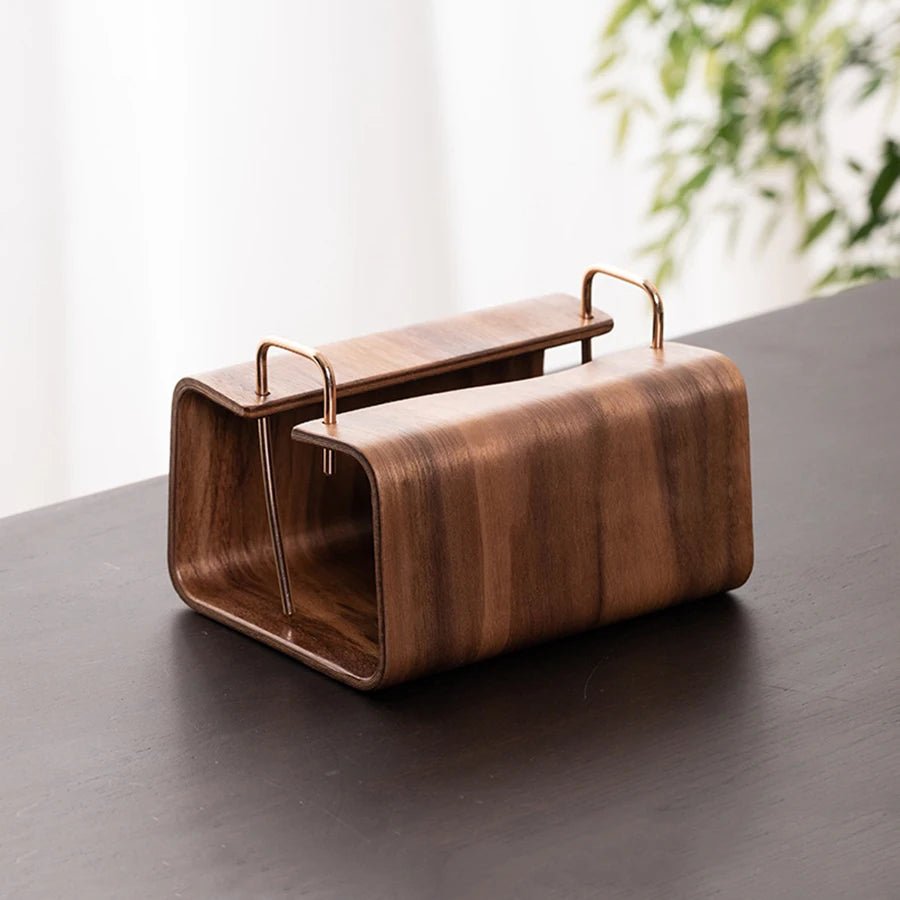 Retro Wooden Tissue Box Cover & Nordic Napkin Holder