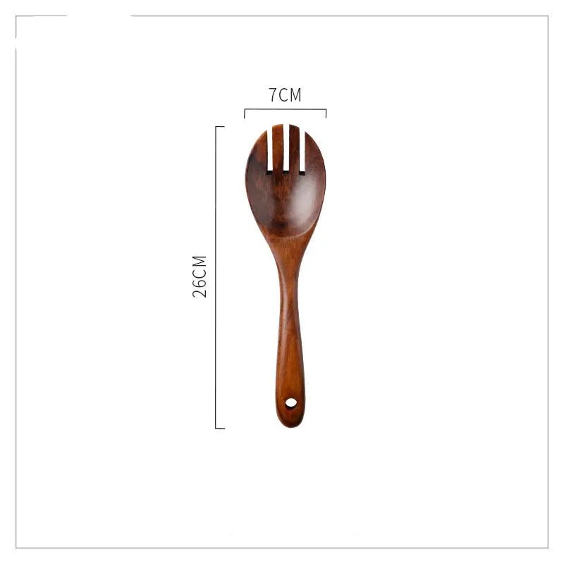 Solid Acacia Wood Salad Bowl Set | Includes Servers - OakoryOakory