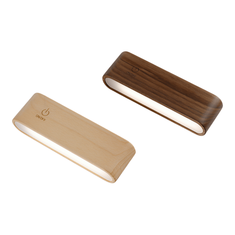 Solid Wood LED Desk Lamp Rechargeable - OakoryOakory